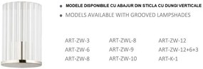 Lustra 9 brate moderna realizata manual Artu Ryfel