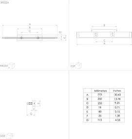 Plafonieră LED dimabilă Eglo 390224 CAMINARRO LED/27W/230V 3000K