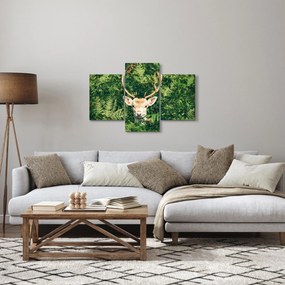 Tablou detaliu cu cap de căprioară (90x60 cm)
