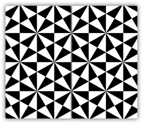 Tocator din sticla figuri geometrice
