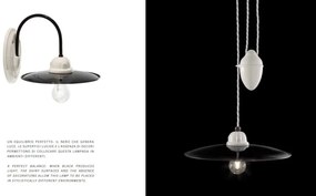Lustra cu inaltime reglabila design retro realizata manual B-W