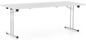 Masa plianta 200 x 80 cm, gri deschis