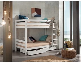 Sertare pentru sub pat de copii albe 2 buc. Pino – Vipack