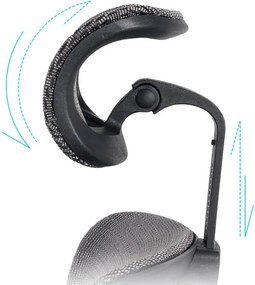 Scaun ergonomic de birou SYYT 9500 gri