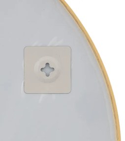 Oglindă de perete Atmosphera ALICE d. 70 cm auriu