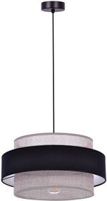 Kaja Etela lampă suspendată 1x40 W negru K-5171