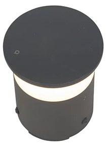 Lampă de exterior modernă gri închis cu LED - Bar