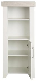 Bibliotecă pentru copii albă 49x115 cm Felicia – Roba