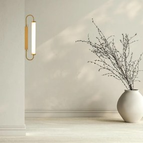 Aplica de perete LED, Sticla Verticala, MILKY GLASS, ZB-25152