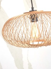 Lampadar eco din bambus Cango S white/40x20 nat