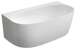 Omnires Valencia M+ cada de perete 158x86 cm ovala alb VALENCIAWPBP