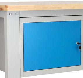 Masa atelier Stejar masiv-11, 180 cm, 2 cutii suspendate, stejar