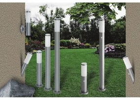 Lampă de exterior cu senzor INOX TORCH 1xE27/25W IP44 Rabalux 8267