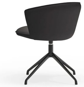 Set de scaune de sufragerie negru 2 buc. tapițat Add – Teulat