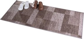 decoDoma Covor mic ICONA, maro 67 x 350 cm