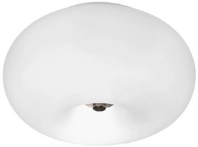 Plafonieră albă cu abajur din sticlă OPTICA – EGLO