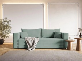 Canapea trei locuri Liluetta  (verde marin + negru). 1100094