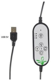 Lampă LED reglabilă cu clemă pentru plante LED/15W/5V