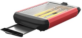 Solac TC5309 prăjitor de pâine plat Stillo Red