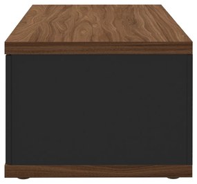 Măsuță de cafea maro cu aspect de lemn de nuc 105x55 cm Berlin - TemaHome