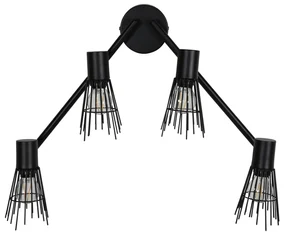 Lampa de perete design PICO, neagra