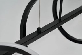 Lustra LED suspendata design modern MEMPHIS negru 3-STEP DIMM