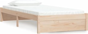 vidaXL Cadru de pat, 90x200 cm, lemn masiv