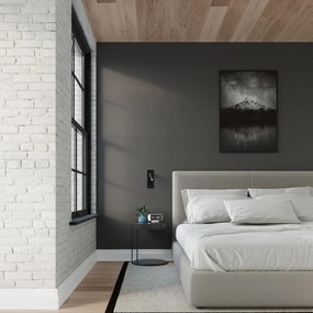 Aplică de perete neagră din metal Chimery – Sollux