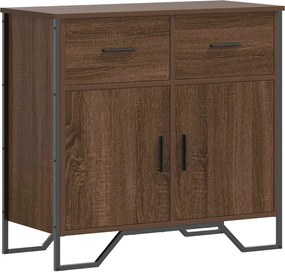 vidaXL Dulap, stejar maro, 79,5x35,5x74,5 cm, lemn prelucrat