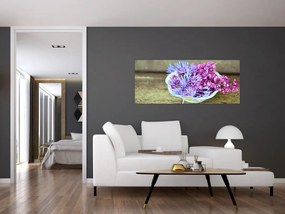 Tablou cu decorațiune din lavanda (120x50 cm)