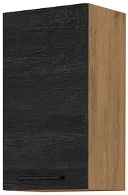 Dulap superior de bucătărie Virion 40 G 72 1F (Stejar lancelot + lemn închis). 1046308