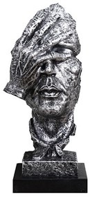 Statueta Chip de om No See 33cm, Argintiu