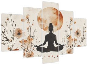 Tablou - Yoga Portocalie (150x105 cm)
