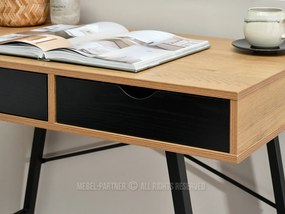 Masă PC Fallon (stejar negru + negru). 1109754