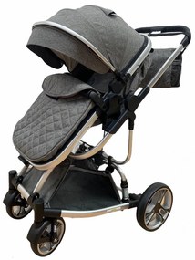 Carucior 2 in 1 transformabil in mod sport, 0-36 luni, Gri - CPC-16-gri