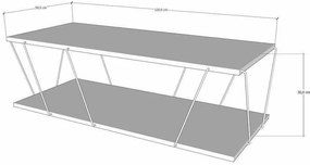 Măsuță de cafea Labranda Pine and Black