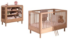 Set de mobilă pentru copii 2 buc. din lemn de stejar Forrest – Vipack