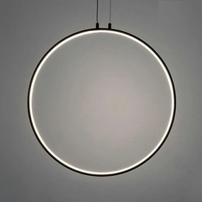 Lustra design inelar LED Ring 80 negru