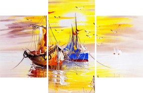 Tablou - Pictură barcă (90x60 cm)