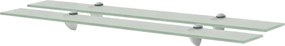 vidaXL Rafturi suspendate, 2 buc., 80 x 10 cm, sticlă, 8 mm