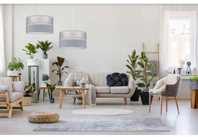 Lustră pe cablu LIMA 1xE27/60W/230V gri