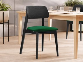 Scaun sufragerie KD 63 (Negru + smaragd) . 1103453