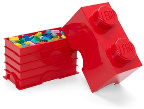Cutie depozitare LEGO®, roșu