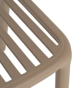 Scaun de dining bej din plastic Alia – Ixia