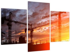Tablou - Șantier de construcții (90x60 cm)