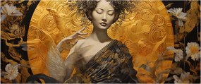 Tablou - Doamnă japoneză (120x50 cm)