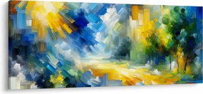 Tablou - Zi însorită abstractă (120x50 cm)