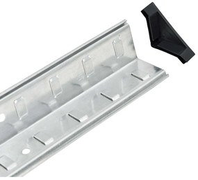 Raft de colt „Colt” 180 x 70 x 40-70 cm