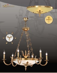 Candelabru 12 brate fabricat manual diam.112cm Olga 2690/12 Bejorama