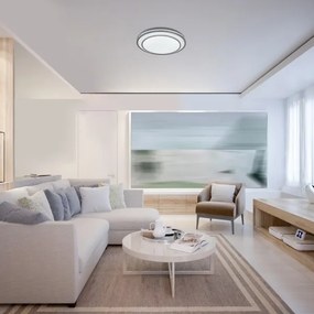 Rabalux 2131 - Plafonieră LED dimabilă LUPITA LED/40W/230V argintie + telecomandă